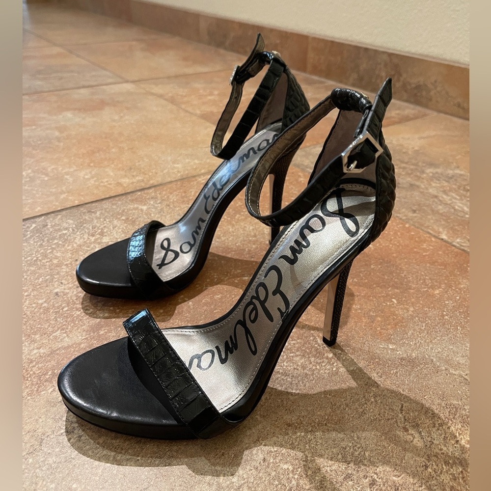 Sam Edelman Black High Stiletto Heels SZ:8M